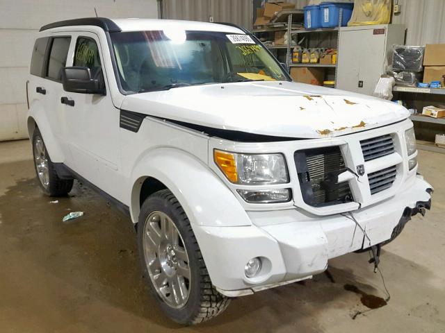 1D4PU4GK7BW604391 - 2011 DODGE NITRO HEAT WHITE photo 1