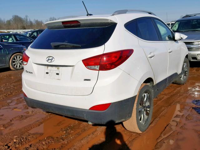 KM8JUCAG4FU982585 - 2015 HYUNDAI TUCSON LIM WHITE photo 4