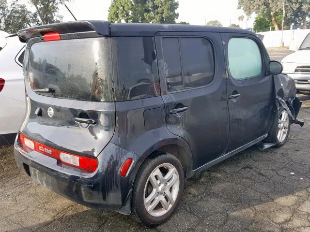 JN8AZ2KR1CT253997 - 2012 NISSAN CUBE BASE BLACK photo 4