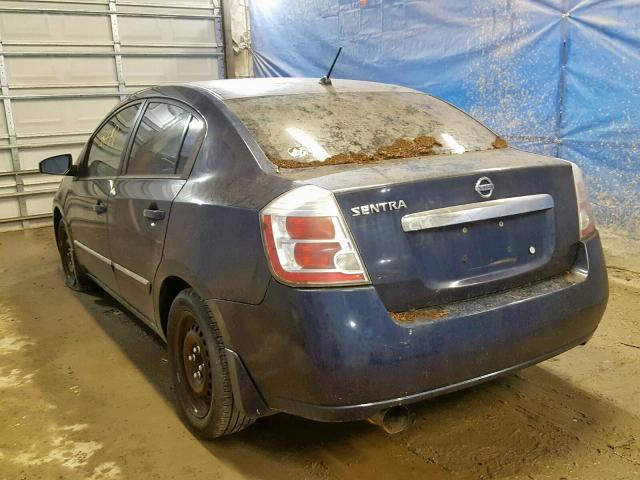 3N1AB6AP3AL620362 - 2010 NISSAN SENTRA 2.0 BLUE photo 3