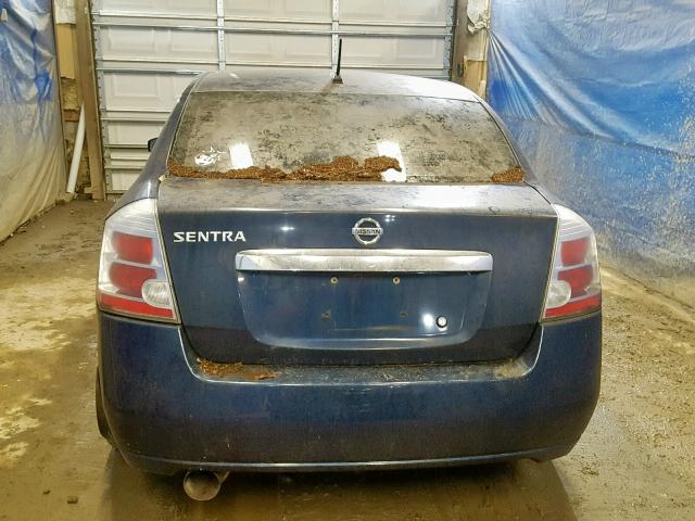 3N1AB6AP3AL620362 - 2010 NISSAN SENTRA 2.0 BLUE photo 9