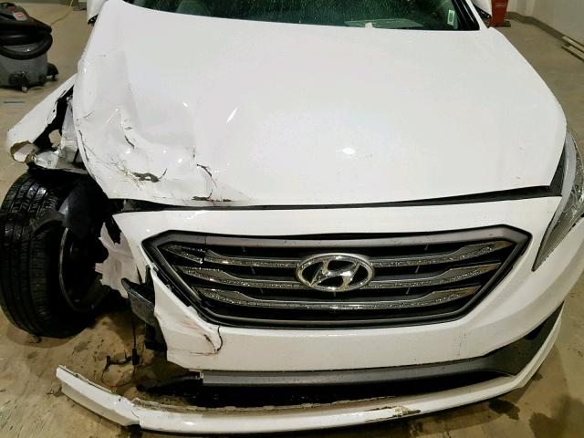 5NPE34AF0GH389291 - 2016 HYUNDAI SONATA SPO WHITE photo 7