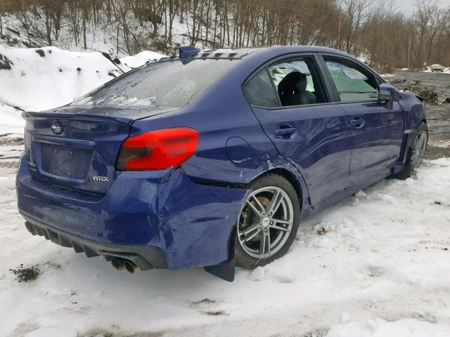 JF1VA1L69J8829666 - 2018 SUBARU WRX LIMITE BLUE photo 4