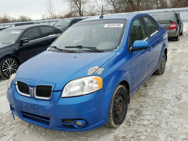 KL2TX55E89B320830 - 2009 PONTIAC G3 WAVE SE BLUE photo 2