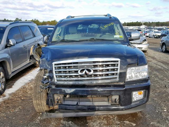 5N3AA08C88N902316 - 2008 INFINITI QX56 BLACK photo 9