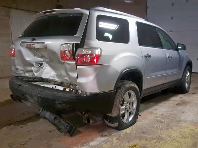 1GKKRNED6CJ369228 - 2012 GMC ACADIA SLE SILVER photo 4