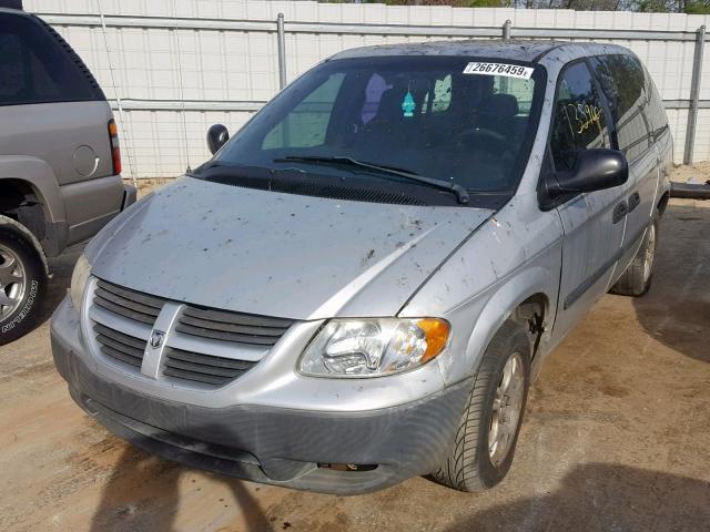 1D4GP24R75B332160 - 2005 DODGE CARAVAN SE GRAY photo 2