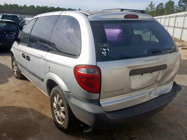 1D4GP24R75B332160 - 2005 DODGE CARAVAN SE GRAY photo 3