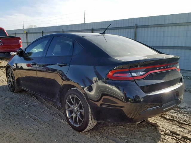 1C3CDFBB5ED915031 - 2014 DODGE DART SXT BLACK photo 3