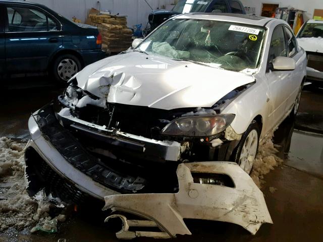 JM1BK323171737434 - 2007 MAZDA 3 S WHITE photo 2