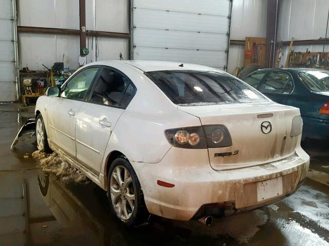 JM1BK323171737434 - 2007 MAZDA 3 S WHITE photo 3