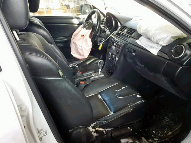 JM1BK323171737434 - 2007 MAZDA 3 S WHITE photo 5