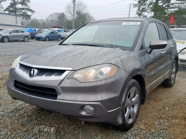 5J8TB18597A021819 - 2007 ACURA RDX TECHNO GRAY photo 2