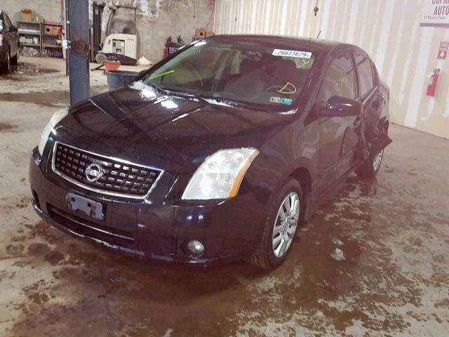 3N1AB61EX8L656655 - 2008 NISSAN SENTRA 2.0 BLACK photo 2