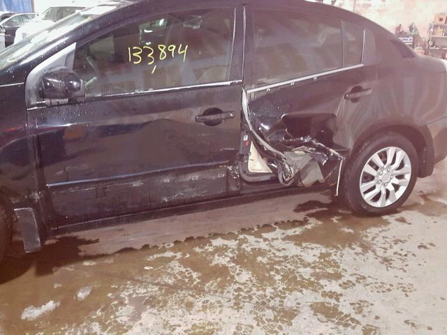 3N1AB61EX8L656655 - 2008 NISSAN SENTRA 2.0 BLACK photo 9