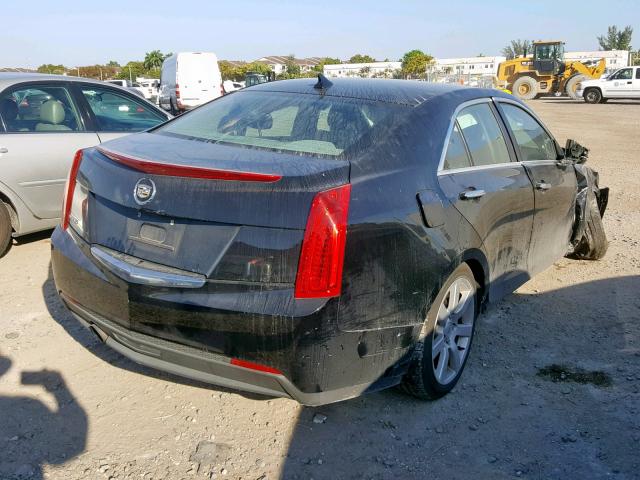 1G6AA5RA2D0123589 - 2013 CADILLAC ATS BLACK photo 4