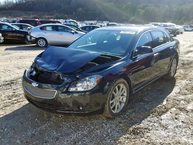 1G1ZK57B79F168033 - 2009 CHEVROLET MALIBU LTZ BLACK photo 2