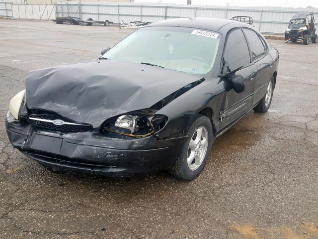 1FAFP55253A147013 - 2003 FORD TAURUS SES BLACK photo 2