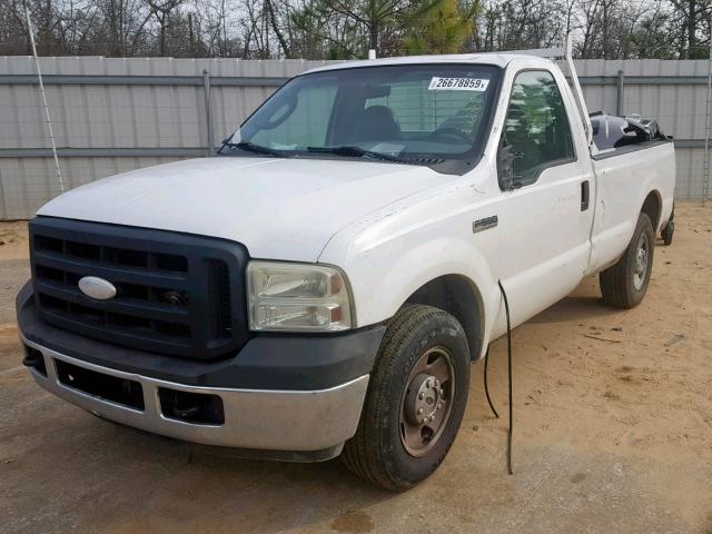 1FTSF30597EA00158 - 2007 FORD F350 SRW S WHITE photo 2