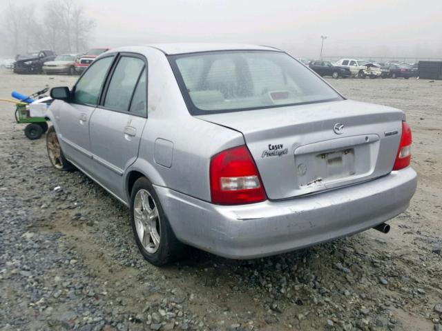 JM1BJ225830124998 - 2003 MAZDA PROTEGE DX SILVER photo 3