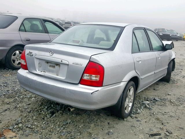 JM1BJ225830124998 - 2003 MAZDA PROTEGE DX SILVER photo 4