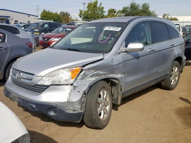 JHLRE38719C012247 - 2009 HONDA CR-V EXL SILVER photo 2