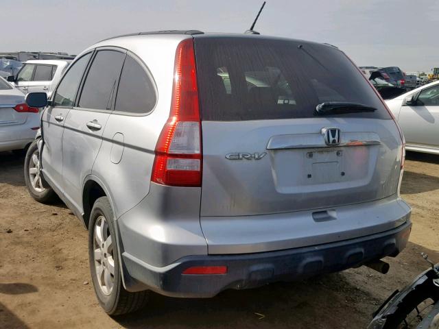 JHLRE38719C012247 - 2009 HONDA CR-V EXL SILVER photo 3