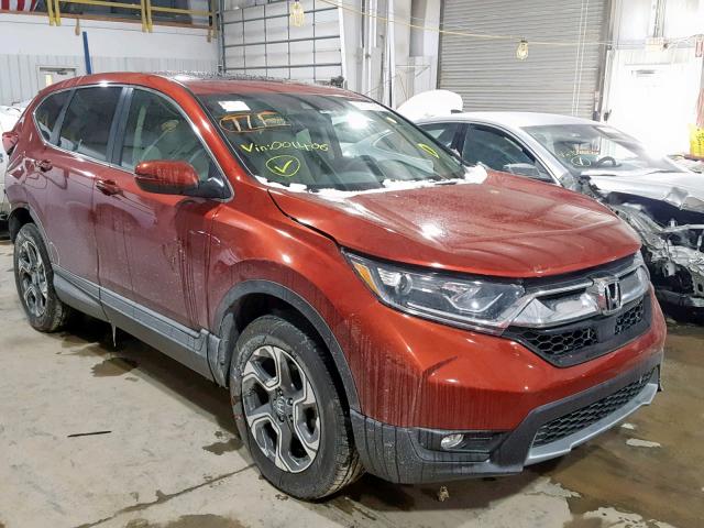 5J6RW2H81JL001406 - 2018 HONDA CR-V EXL RED photo 1