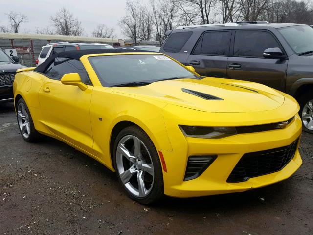 1G1FF3D70H0135629 - 2017 CHEVROLET CAMARO SS YELLOW photo 1