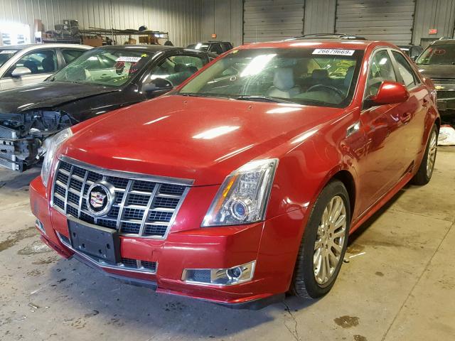 1G6DL5E39C0105524 - 2012 CADILLAC CTS PERFOR RED photo 2