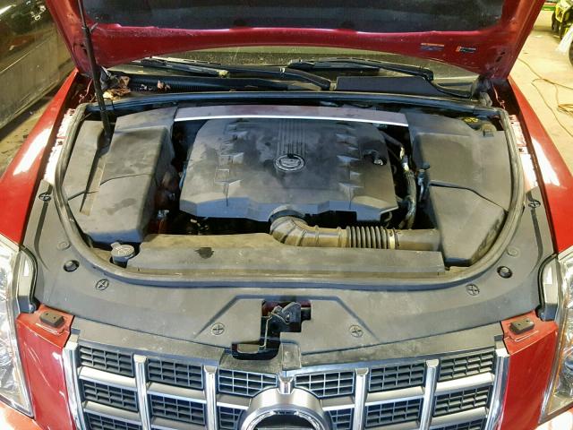 1G6DL5E39C0105524 - 2012 CADILLAC CTS PERFOR RED photo 7