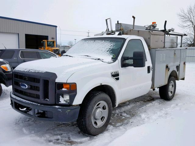 1FDSF305X8EC23340 - 2008 FORD F350 SRW S WHITE photo 2