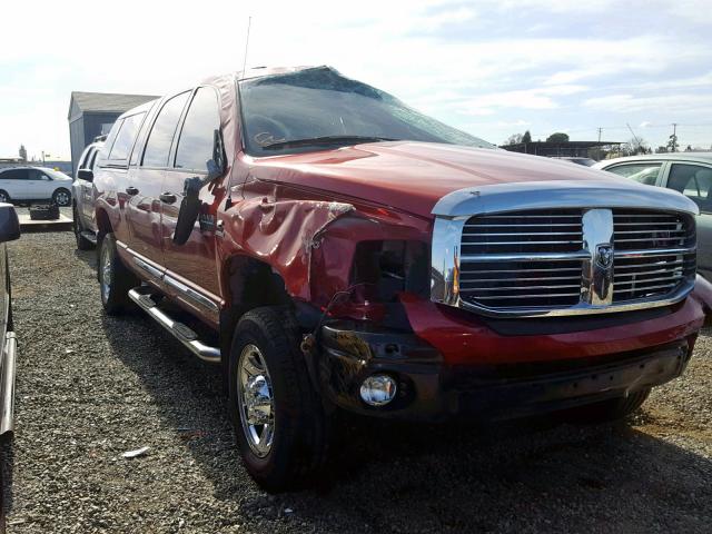 3D7KS29C37G719704 - 2007 DODGE RAM 2500 MAROON photo 1