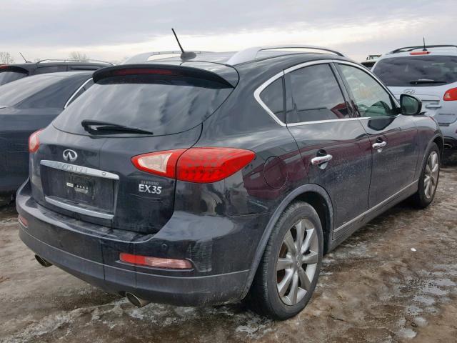JNKAJ09F98M353526 - 2008 INFINITI EX35 BASE BLACK photo 4
