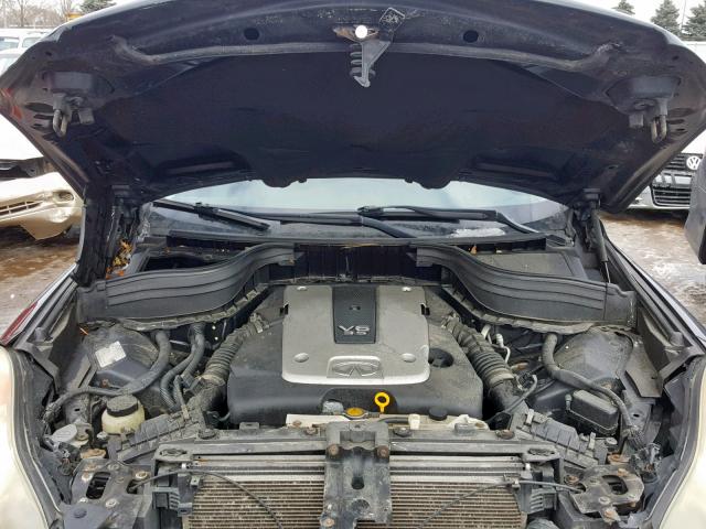 JNKAJ09F98M353526 - 2008 INFINITI EX35 BASE BLACK photo 7