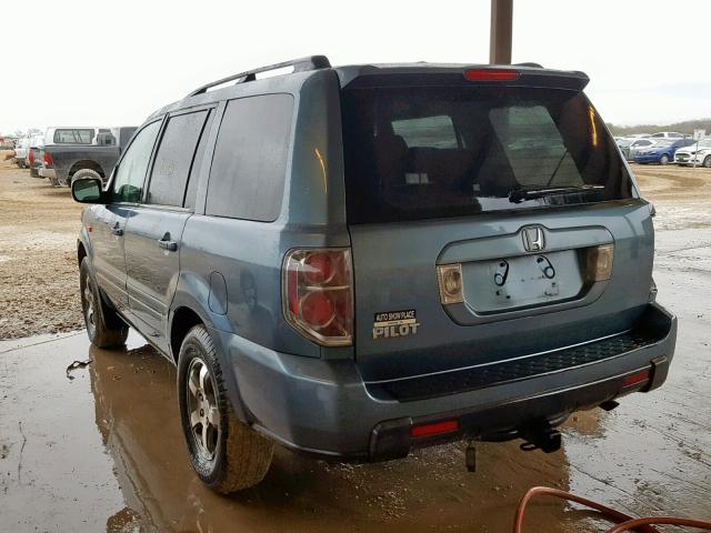 5FNYF28388B015516 - 2008 HONDA PILOT SE BLUE photo 3