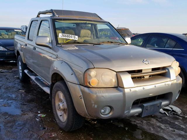 1N6ED27T81C335719 - 2001 NISSAN FRONTIER C BEIGE photo 1