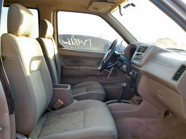 1N6ED27T81C335719 - 2001 NISSAN FRONTIER C BEIGE photo 5