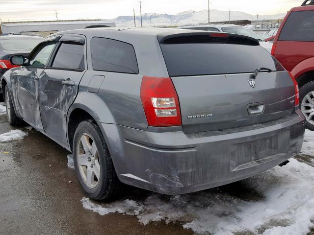 2D4FV48V45H167809 - 2005 DODGE MAGNUM SXT GRAY photo 3