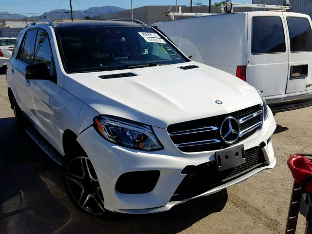 4JGDA6EB1HA900726 - 2017 MERCEDES-BENZ GLE 43 AMG WHITE photo 1