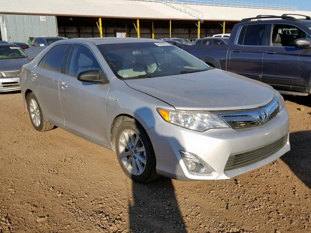 4T1BD1FK3DU077788 - 2013 TOYOTA CAMRY HYBR SILVER photo 1