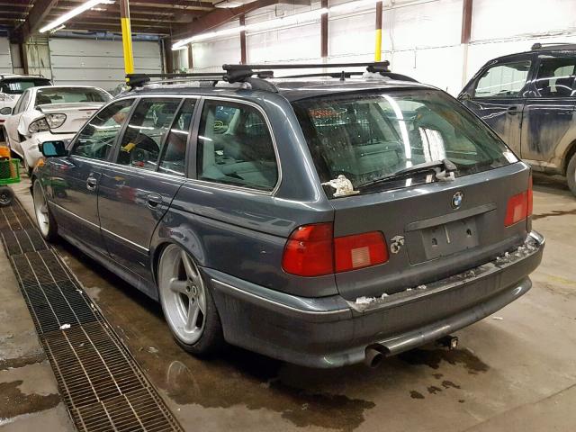 WBADR6347YGN91100 - 2000 BMW 540 IT AUT BLUE photo 3