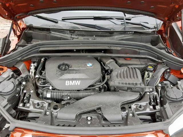 WBXHT3C36J5K28934 - 2018 BMW X1 XDRIVE2 ORANGE photo 7