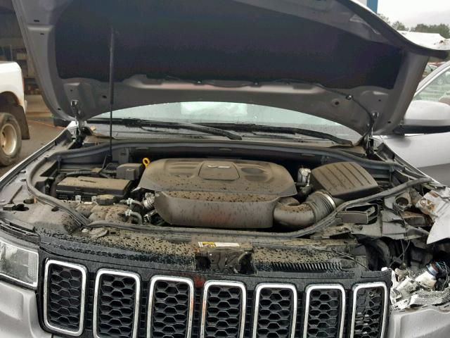 1C4RJEAG4HC608983 - 2017 JEEP GRAND CHER GRAY photo 7