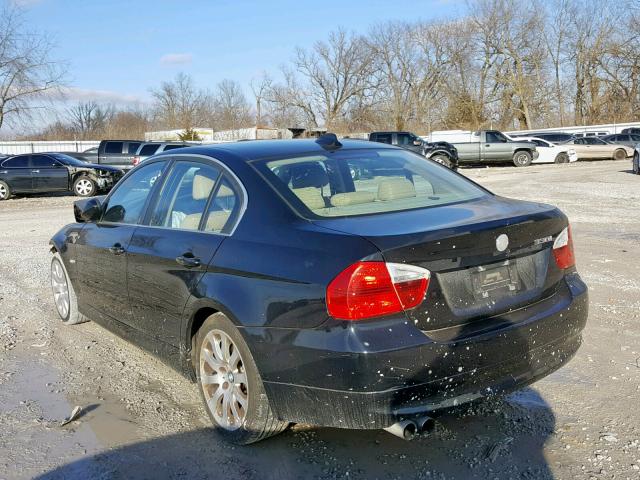 WBAVB33516PS15568 - 2006 BMW 330 I BLACK photo 3