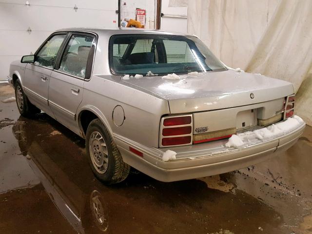 1G3AG54N9P6391269 - 1993 OLDSMOBILE CUTLASS CI SILVER photo 3