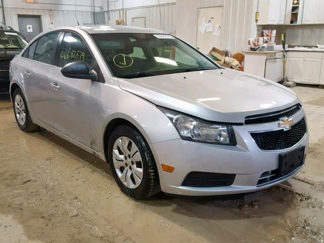 1G1PC5SHXC7298177 - 2012 CHEVROLET CRUZE LS SILVER photo 1