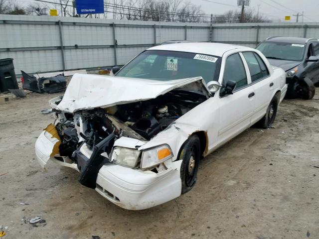 2FAHP71V69X145842 - 2009 FORD CROWN VICT WHITE photo 2