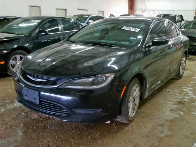 1C3CCCFB2GN179433 - 2016 CHRYSLER 200 LX BLACK photo 2