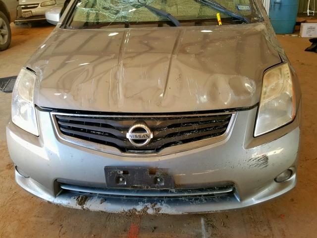 3N1AB6AP3AL683249 - 2010 NISSAN SENTRA 2.0 GRAY photo 7